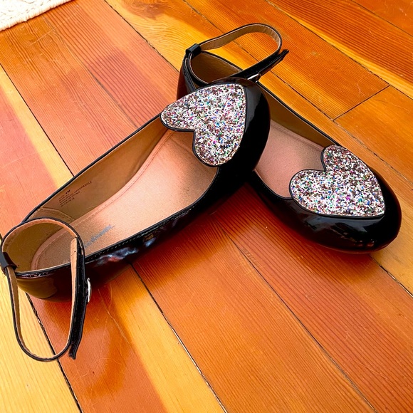 Hanna Andersson Sparkle Heart Party Flats, Girls - Picture 3 of 7